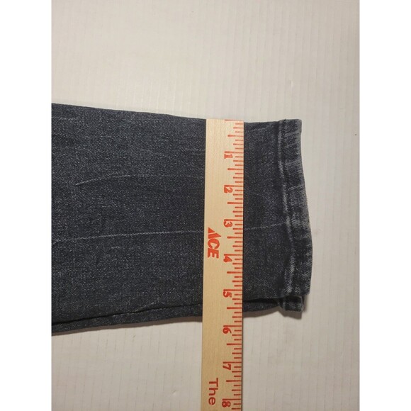 Kenzo Distressed Black Gray Jeans Button Fly Ripped Skinny Fit Womens Size W34 - Picture 12 of 12